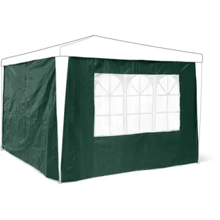 Relaxdays Seitenwand-Set für Pavillon 3 x 3 m 2 Stück Grün