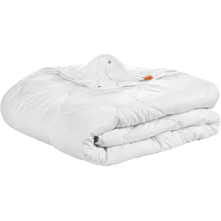 sleepling 4 Jahreszeiten Bettdecke 220x240 cm, Made in EU, Oeko-Tex 100, Waschbar 60 Grad, Vierjahreszeiten Steppdecke 220 x 240, 100% feine Mikrofaser, Basic 100