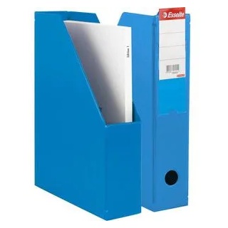 Esselte Stehsammler 56005, Vivida, A4, Karton mit Kunststoffbezug, blau