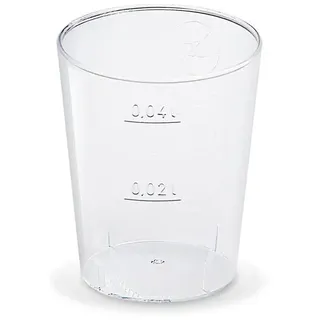 Schnapsglas (PS) Ø43mm 2cl/4cl [50 St.]