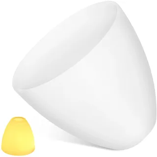 jojofuny Glas Lampenschirm Fassung Mattierte Lampenabdeckung Für Pendelleuchten Und Tischlampen Gesundheitlich Unbedenkliches Material Wohnraumdekoration