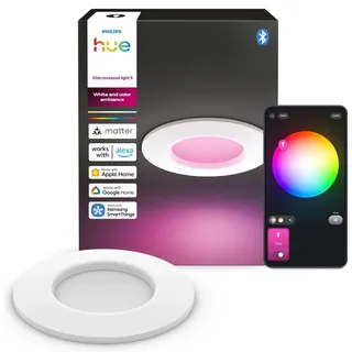 Philips Hue Slim Downlight LED Einbauleuchte weiß