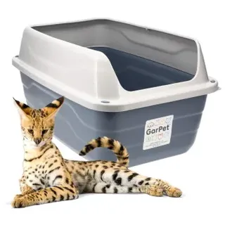 GarPet Katzentoilette XXL Blau