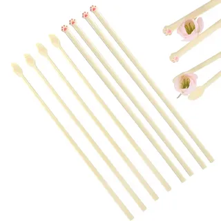 PBAHAUP 4 Paar Wiederverwendbare Essstäbchen mit Verspielten Katzenpfoten und Handmuster, Sushi Stäbchen für Tierliebhaber, Küche, Party und Restaurant, Lustige Geschenkidee