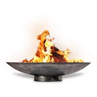 CLGarden Feuerschale Cortenstahl 60 cm rund Garten Feuerstelle CF60 klein robust 2,5 mm Corten Stahl Metall