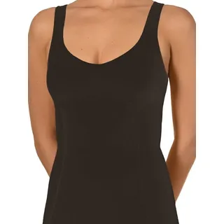 NINA VON C. Shapinghemd Cotton Shape Schwarz 44