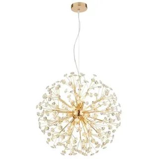 GLOBO Lighting Luster ¦ gold ¦ Maße cm) H: 150 Ø: 60.0