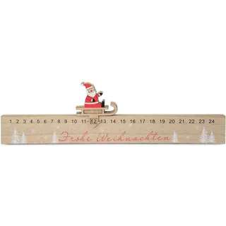 Riffelmacher Adventskalender Santa mit Schlittenschieber 2023