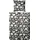 FLORALE Perkal Grau 135 x cm 80 x 80 cm