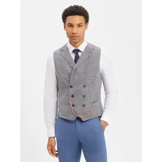 Cg Anzugweste Mathew in blau grau - 0001 | Gr.: 50