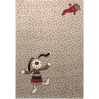 Sigikid Kinderteppich Rainbow Rabbit SK-0523-04 beige 80 x 150 cm