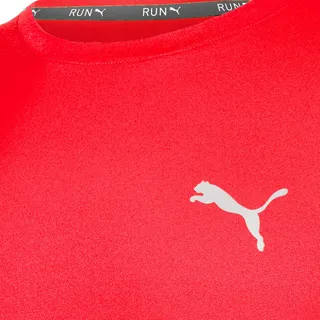 Puma Run Cloudspun Laufshirt Herren - Rot, Größe M (auch verfügbar in S, L)