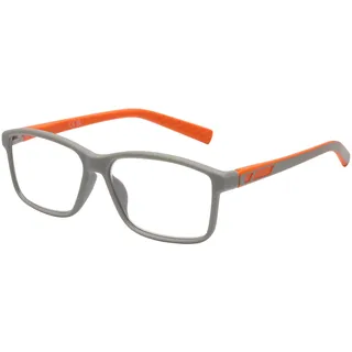 DOOViC Lesebrille 1,25 Blaulichtfilter Herren Grau Rechteckig Vollrand Kunststoff Federscharnier Computer Brille mit Stärke für Damen