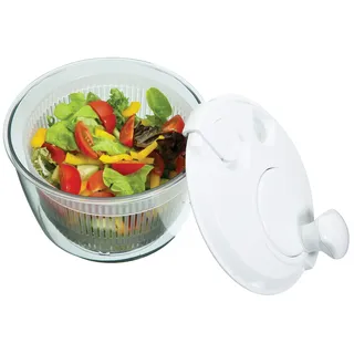 KitchenCraft Mini Salatschleuder, kleine Mehrzweck-Salatschleuder, 19cm (7.5")