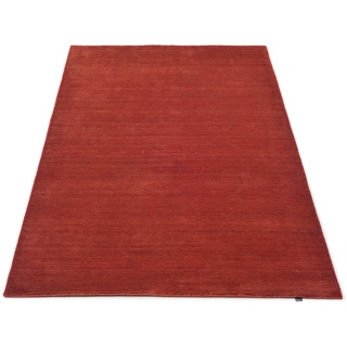 Teppich MUSTERRING "MALIBU" Teppiche Gr. B/L: 140 cm x 200 cm, 8 mm, 1 St., rosegold (kupfer) Esszimmerteppiche