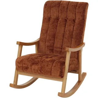 MCW Relaxsessel K10 Chenille 465 g/m2 75 x 100 x 80 cm Terrakotta