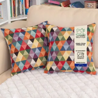 Selfitex 2er Set 40 x 40 cm Bunte