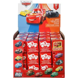 Mattel Disney Cars Mini Racers Blindpack Sortiment im Thekendisplay