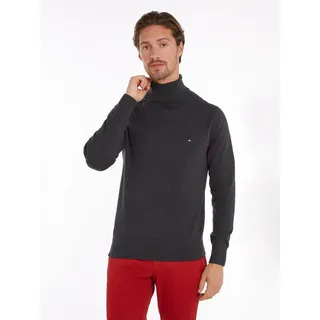 Tommy Hilfiger Rollkragenpullover PIMA ORG CTN CASHMERE ROLL NECK grau XXL (54)