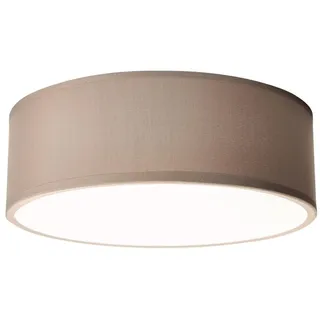 einlicht Deckenleuchte 1 E27 Fabric rund braun