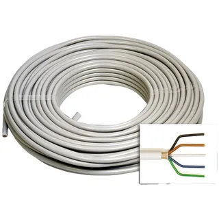 Kabelexpress Kunststoff-Mantelleitung NYM-J 5x1,5mm2, 50m-Ring