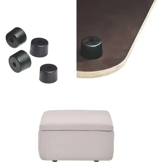 GROVA Outdoor Lounge Hocker Modul Beige Mit Bodenplatte und Füßen