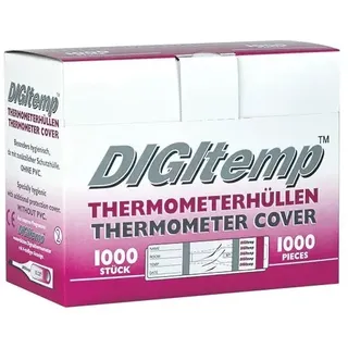Servoprax Digitemp Thermometerhülle für gebräuchlichen Digital-Fieberthermometer, ohne Gleitmittel (1000-er Pack)