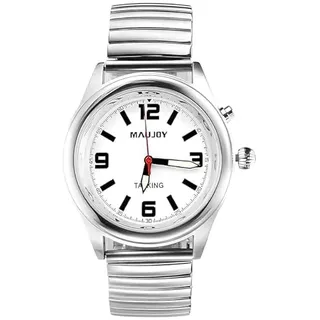 MAUJOY Sprechende Uhr für Damen für Blinde Senioren mit Sehbehinderung, Laute und klare Stimme,Spricht Deutsch