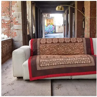 BASSETTI Torcello Plaid 135 x 190 cm Rot