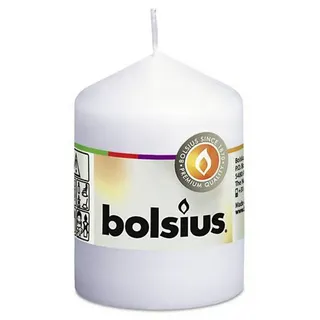 Bolsius Stumpenkerze 8 cm weiß