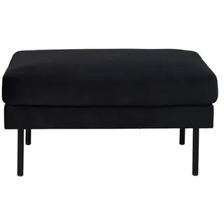 ebuy24 Pouf Zoom Pouf Velour schwarz. schwarz
