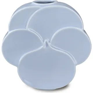 Vase Flower Pansy 17 cm, blau
