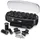 Thermo Ceramic Rollers Haar-Styling-Set Schwarz Edelstahl 50 W 2 m