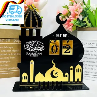 Ramadan Deko Eid Mubarak Islamische Dekoration Acryl Kinder DIY