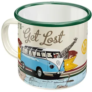 Nostalgic-Art Retro Emaille-Tasse 0,36 l Weiß