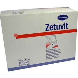 Hartmann ZETUVIT SAUGKOMPR UN 10X10 30 st