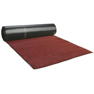 Schmutzfangmatte Miltex Olefin rot 0,90 x max. 20 m Schmutzfangmatte mit weichem Rücken, Meterware