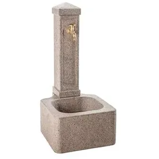 Dehner Granit-Gartenbrunnen Graz, ca. H110 cm, Grau, Braun