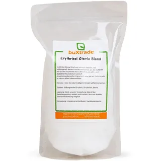 buXtrade Erythritol Stevia - 100% rein 0,1 kg Pulver