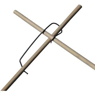 25 Tonkinklammern - Bambusklammern aus Edelstahl 306 für Bambus-, Tonkin-, Glasfaser-Stäbe mit Ø 8-16 mm für das Bauen individueller Rankgitter