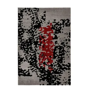 Arte Espina Teppich Naila 300 Schwarz / rot), & orange