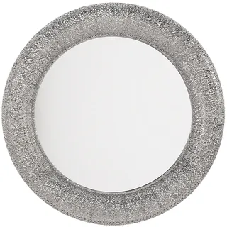 Beliani Wandspiegel Channay 80 x 80 cm Silber