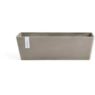 Ecopots Bruges 55,3 x 16,5 x 17,5 cm Braungrau
