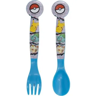 Pokemon Pikachu Mauzi Plastik Besteck Set - 2 Teile