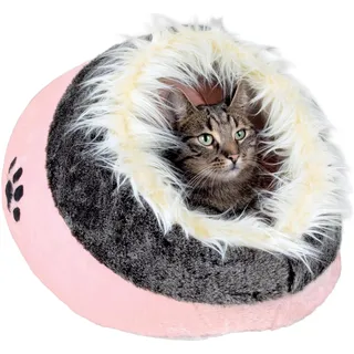 Trixie Katzenhöhle Minou 35 x 26 x 41 cm Rosa/Grau