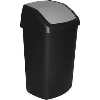 KETER Abfalleimer 50 l Schwarz/Grau