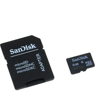 Speicherkarte SanDisk microSD 4GB f. Sony LT26 / LT26w