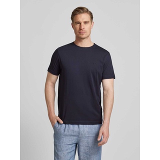 T-Shirt mit Rundhalsausschnitt, Marine, M