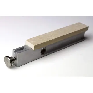 Belgischer Brocken Schärf-Schleifhilfe I Gelber Körnung 8000-10000 auf Aluminiumträger I Format 100x17x6 mm I Messer-Schärfer kompatibel mit Lansky System