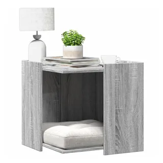 vidaXL Katzentoilette 53x53x51 cm Grau